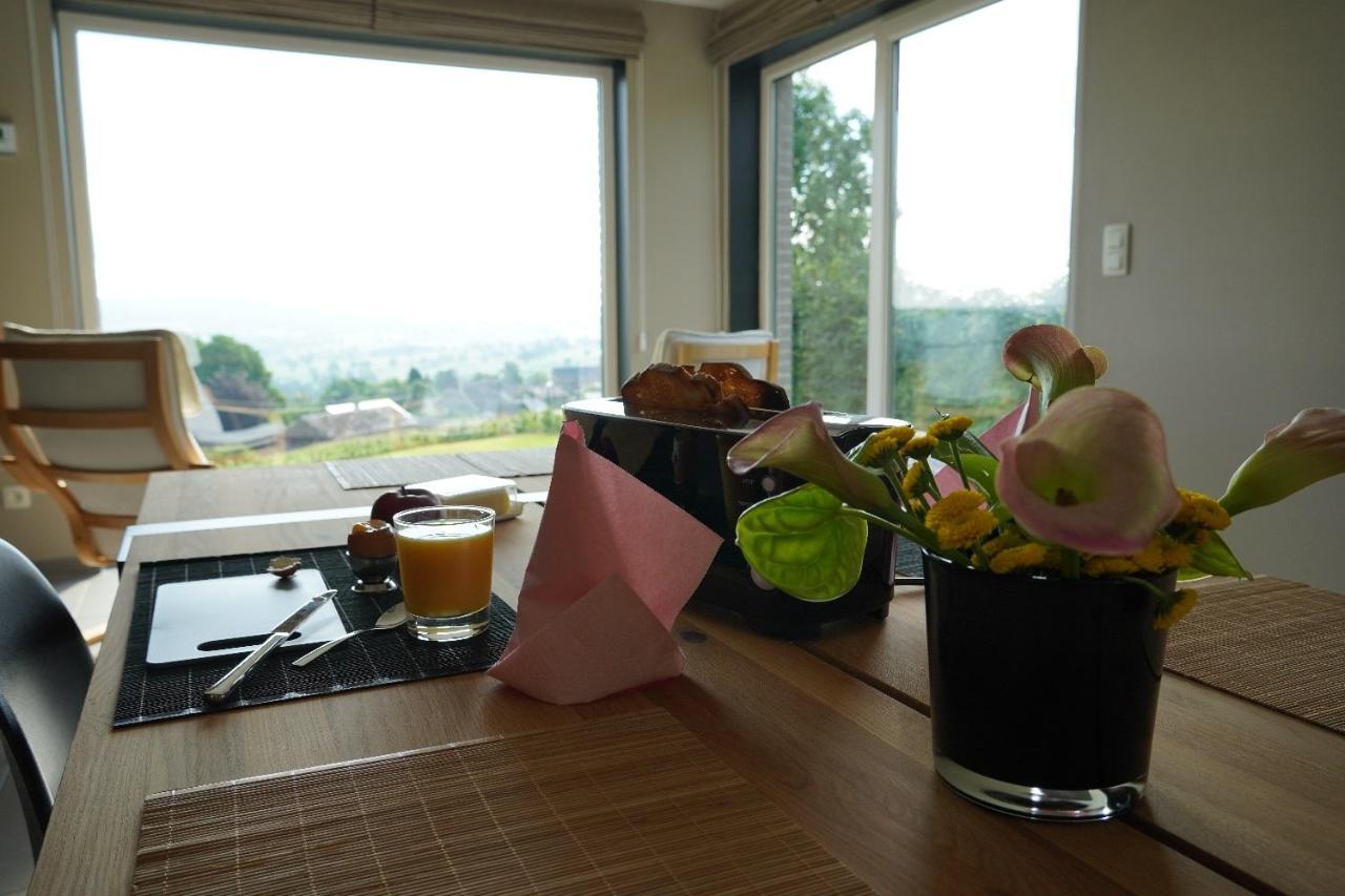 "Petite Perle En Haute Ardenne" Avec Vue Sur La Vallee, Cabine Infra-Rouge Et Bain Balneo Lierneux Luaran gambar